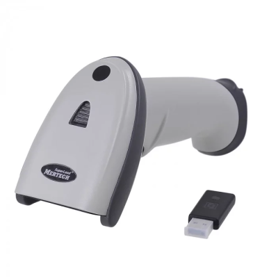 Беспроводной сканер штрих-кода Mertech CL-2210 BLE Dongle P2D USB с зарядно-коммуникационной подставкой white